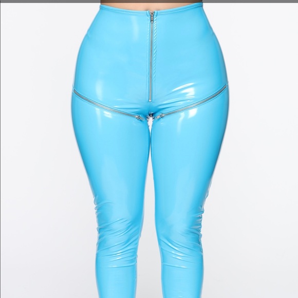 Vinyl matching pants set - Picture 3 of 7